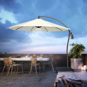 3 Meters Outdoor Patio Garden Terrace Sun Umbrella featuring Round Design for san-15