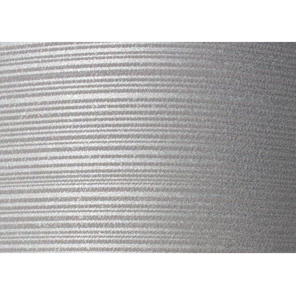 Modern Flocking Non woven Wallpaper with Simple Silver Grey Pure Color