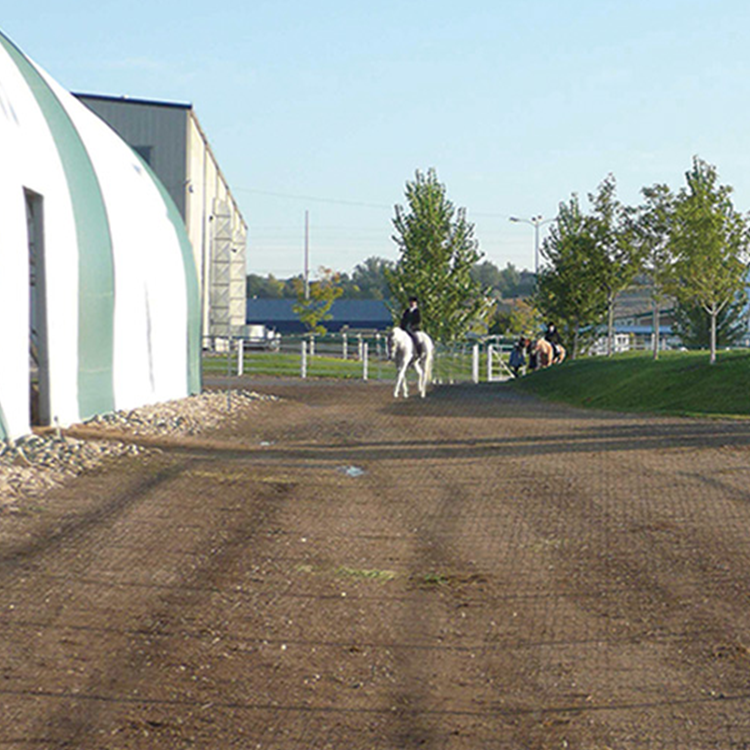 333x333x50мм Пластиковая газона газоночная решетка HDPE Лошадиный подъездная решетка