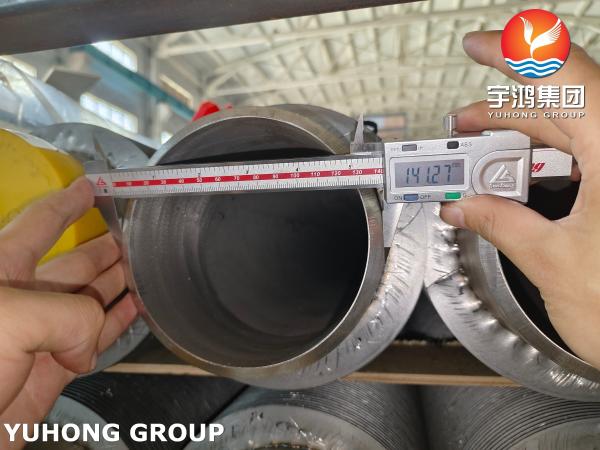 ASTM A376 TP347H Tubes à nageoires solides avec nageoires en acier au carbone pour la récupération de la chaleur usée