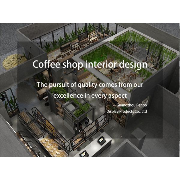 Белый огнеупорный OEM дисплея кофейни MDF 5mm оборудованный со светом СИД