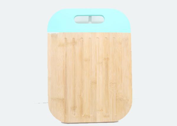 Customized Indoor Bamboo Works Cutting Board , Natural Wood Chopping Board