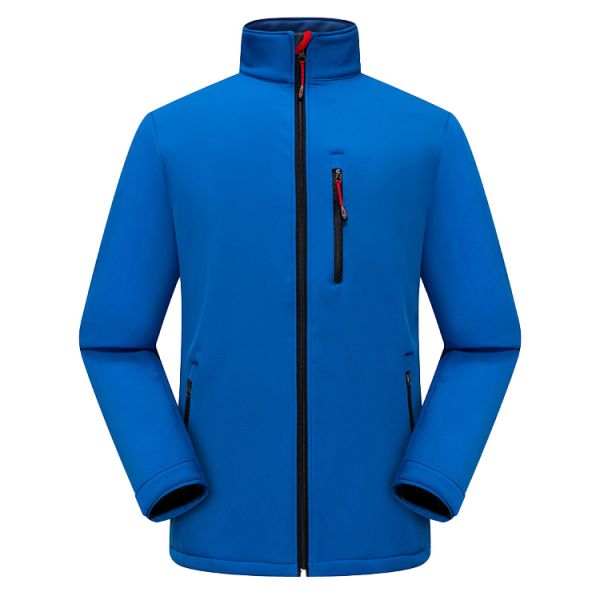 Stay Warm and Comfortable with Our Customizable Thick Berber Fleece Men's Jacket