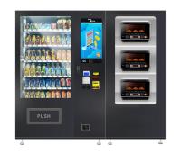 Máquina de venda automática automática das bebidas dos petiscos do fast food da lancheira dos macarronetes com forno micro-ondas