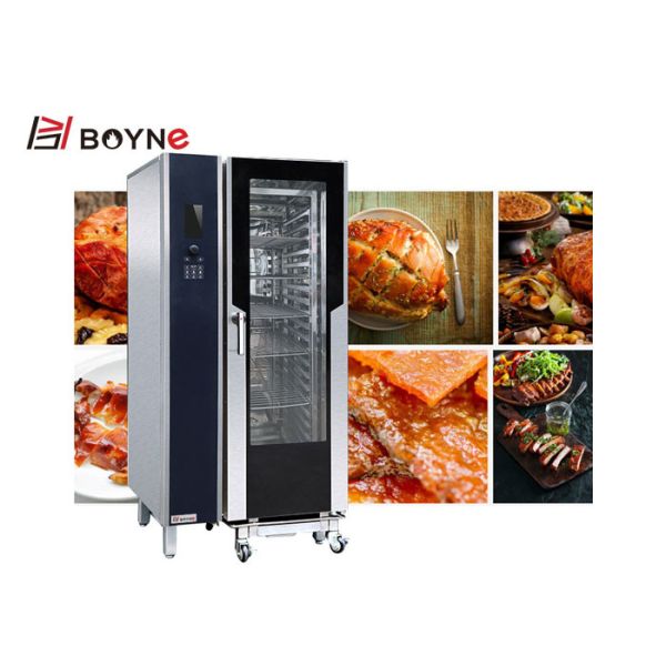 Commercial Kitchen Cooking Equipment 20 Trays LCD Version Electric Combi Oven