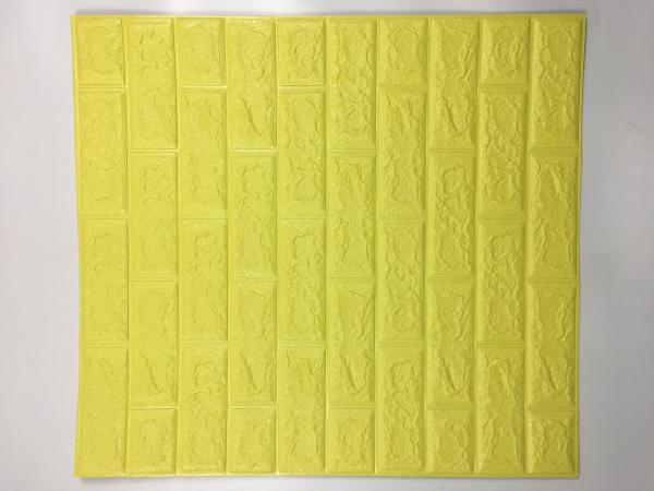 o tijolo 3D engrossa a etiqueta macia da parede da espuma do PE almofada a decoração do papel de parede