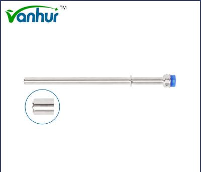 Tubo de corte do morcelador Hystera-Cutter de aço com certificação CE para instrumentos de histerectomia