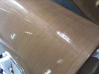Résistance vieillissante extérieure douce de l'adhésif PTFE de tissu enduit beige de fibre de verre