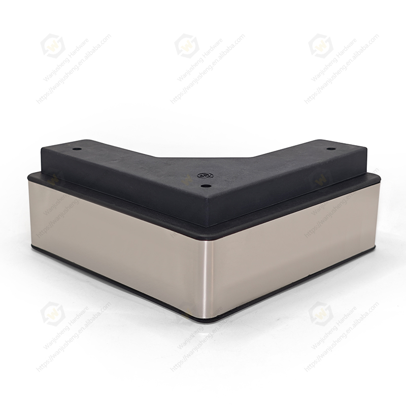 High-end Furniture Sofa Plastic Legs for Cabinets Tables Chairs Sofa Beds Surface L-shaped Plastic