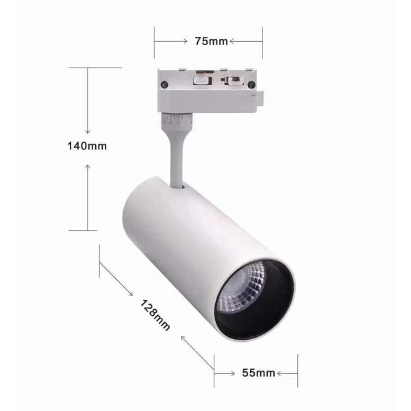 IP20 Waterproof Anti Glare LED Downlights , 10w Trimless Led Downlight