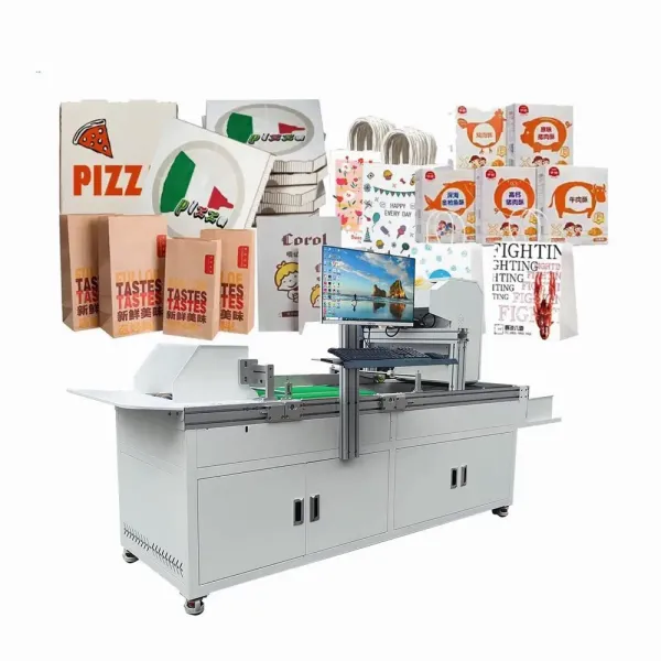Automation Single Pass Inject Printer for Carton Box Cardboard Paper Bag Cup