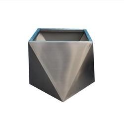Large outdoor rectangle luxury planters boxes with lamp