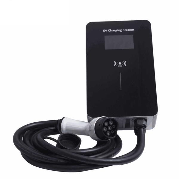 RFID Wifi 4G Ethernet Smart Wallbox EV Charger 32A SAE J1772