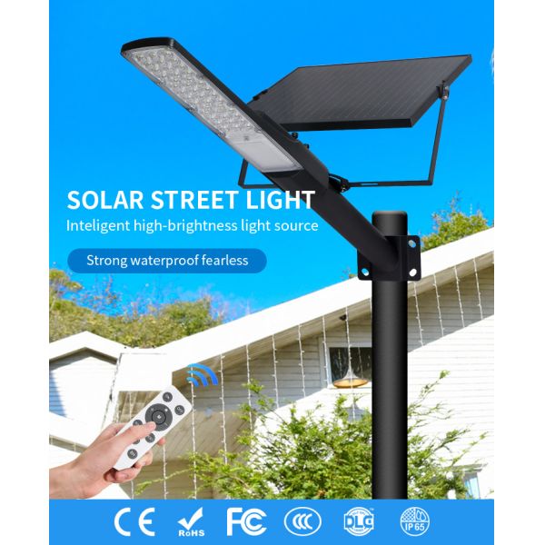 300W IP67 Monocrystalline Solar Street Light with LED Solar Panel for Outdoor Use