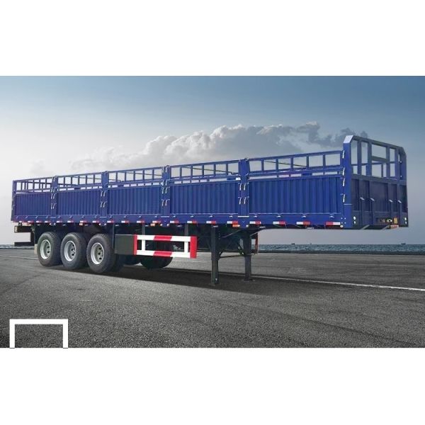 Wholesaler for Livestock Cargo Fence Side Wall Semi Trailer 60t Enced Fence Semi-Trailer
