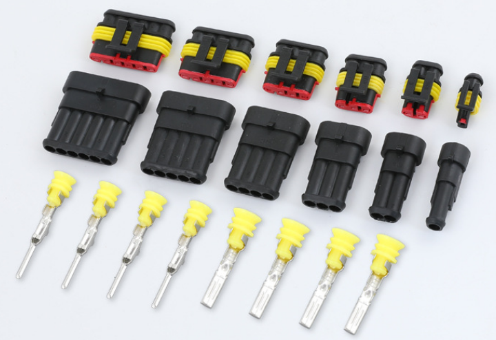 1.5 Series Male Female AMP Car 6P Waterproof Wire Plugs For Car