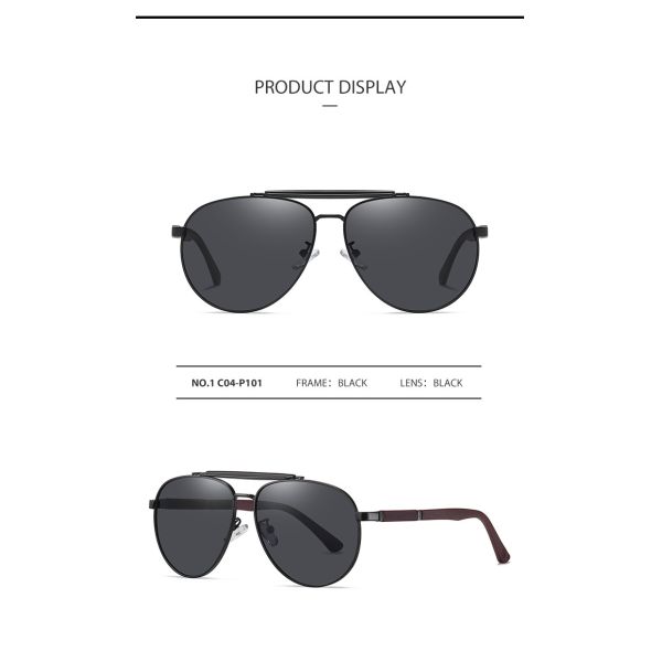 HD polarizó las gafas de sol redondas del metal que conducían la lente antideslumbrante de las gafas de sol 61m m