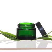 Frascos de vidro cosméticos com tampa para cuidados com a pele Frasco de vidro de luxo para creme