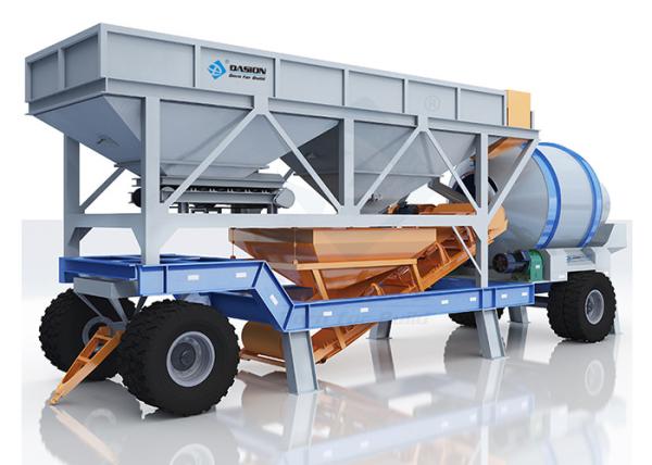 Construction Precast Dry Mix Ready Mix Concrete Plant Automated Portable 30cbm