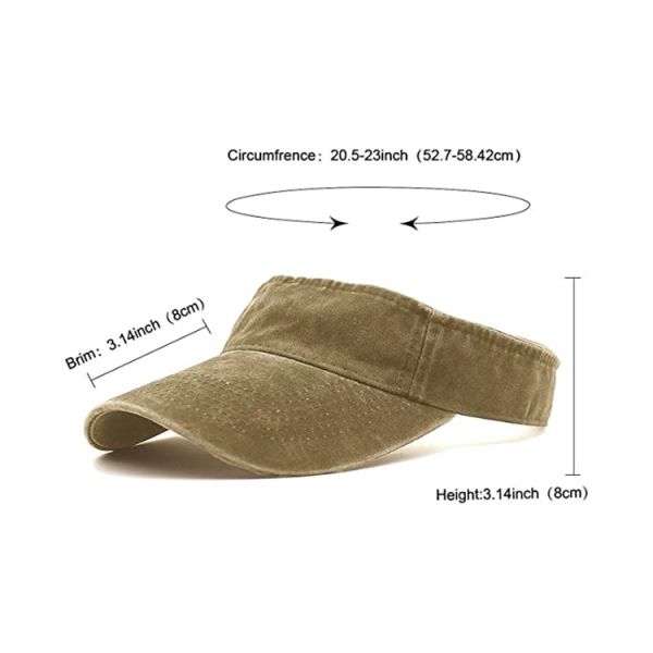 Пустая крышка забрала Солнца краткости гольфа стороны защиты для женщин