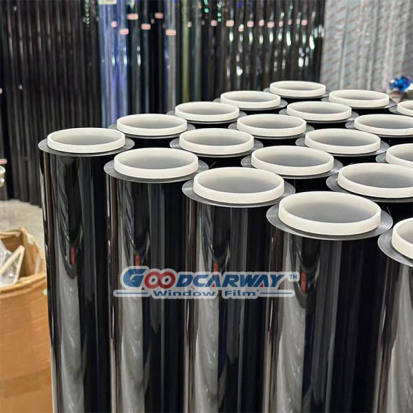 Фильм для автомобильных окон синего цвета VLT 83% CR-80 BL Хамелеонная пленка Ясное видение 1,52 м