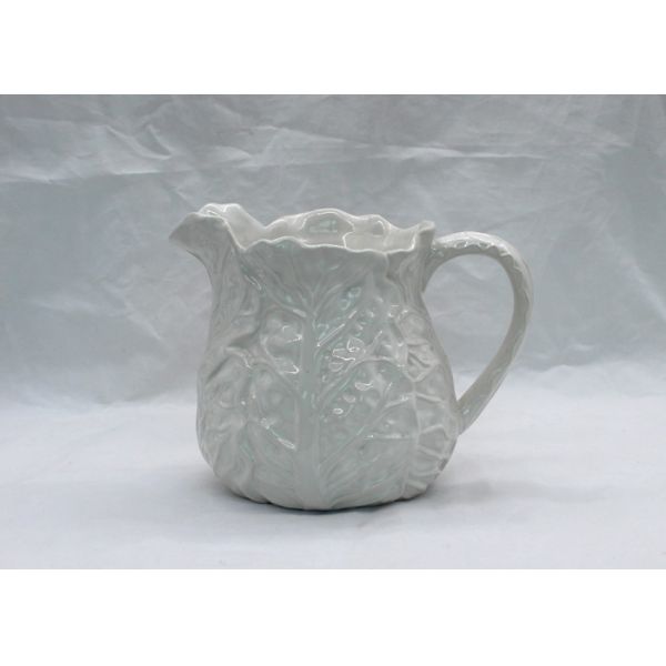 White Cabbage Jug Pitcher Sold Out Colour Earthenware Water Jug for Decoration