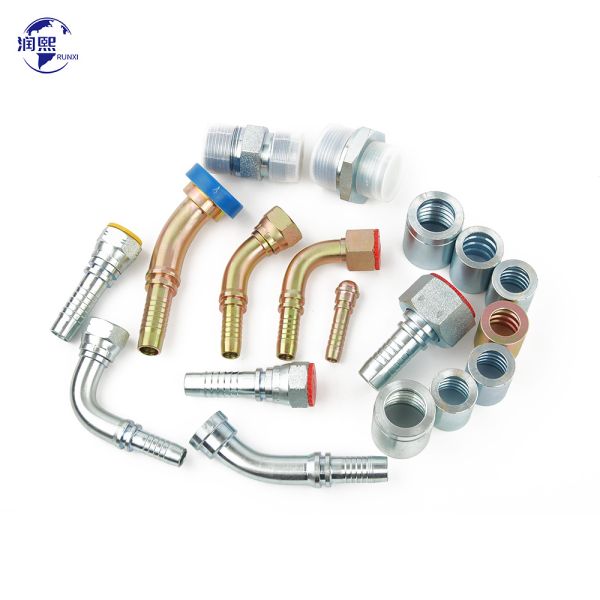 NPT JIC BSP Thread Hydraulic Compression Joint Fitting Metal Ring Sealing
