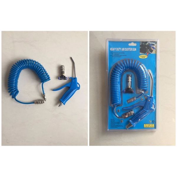 Customized Support ODM 5m Hose Pneumatic Cleaning Gun Set Polyurethane TPU Handle No-Load Speed N/M for Professional Dusting