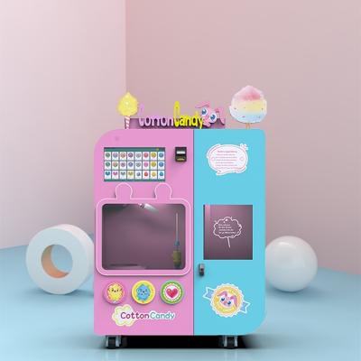 Rosa inteligente 240V azul da máquina de venda automática de Floss dos doces da flor