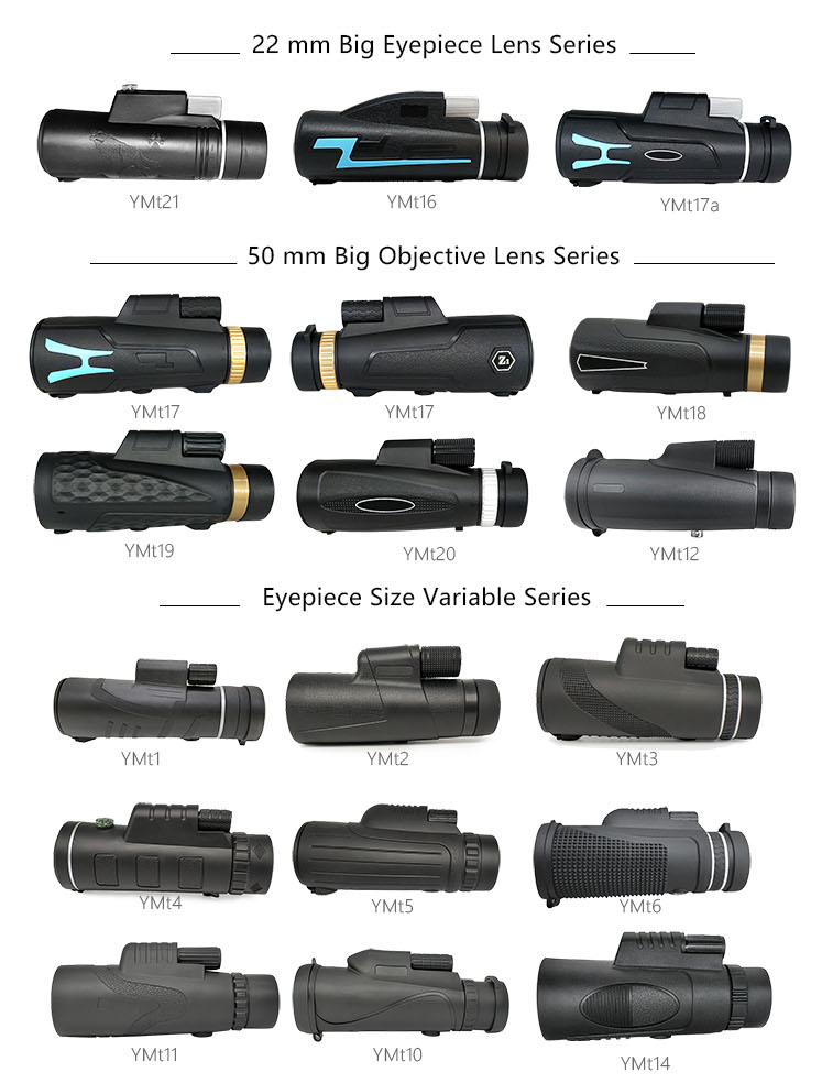 Острый ясный Monocular телескопа 12x50 мобильного телефона фиксированного фокуса HD для охотиться оленей