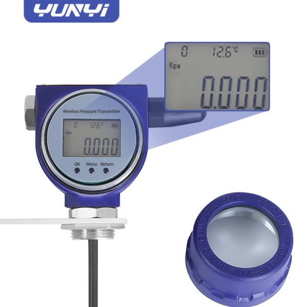 Yunyi 4G IoT Sensor d'émetteur de niveau industriel submersible IP68 en acier inoxydable Contrôleur de jauge de niveau de réservoir d'eau sans fil
