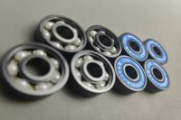 patinagem de rolo 608 rolamentos cerâmicos com borracha da cor para não selar nenhuma gaiola do auge da lubrificação