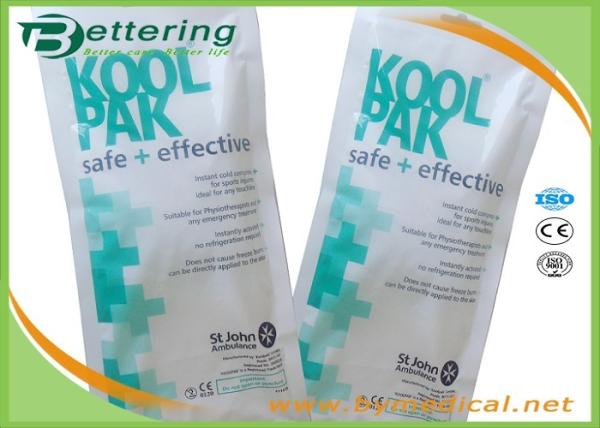 Disposable Emergency First Aid Supplies , First Aid Instant Ice Packs For Sports Injuries
