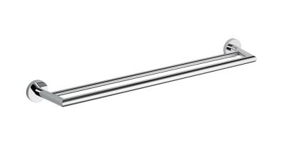 Double towel  rail 87509 -Round &Brass&Chrome color & Bathroom Accessory&fittings&Sanitary Hardware