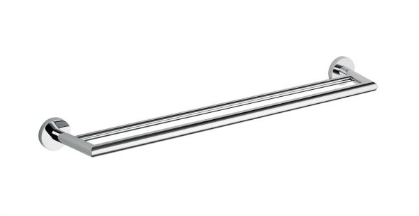 Double towel  rail 87509 -Round &Brass&Chrome color & Bathroom Accessory&fittings&Sanitary Hardware