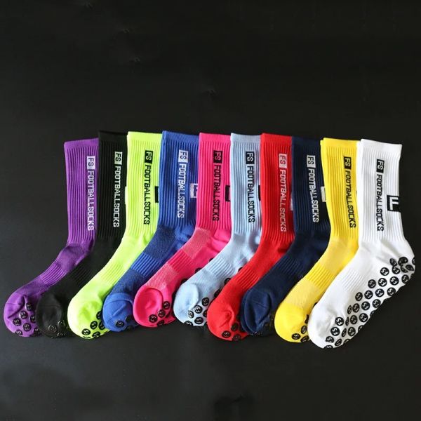 Regular Size Anti-Slip Crew Sports Socks Thicken Cotton Football Socks For Summer