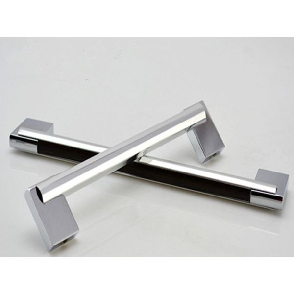 Simple Modern Oxidized Aluminum Combinate with Zinc Cabinet Handles Wardrobe  T-bar Pulls Zinc Closet Door Handles