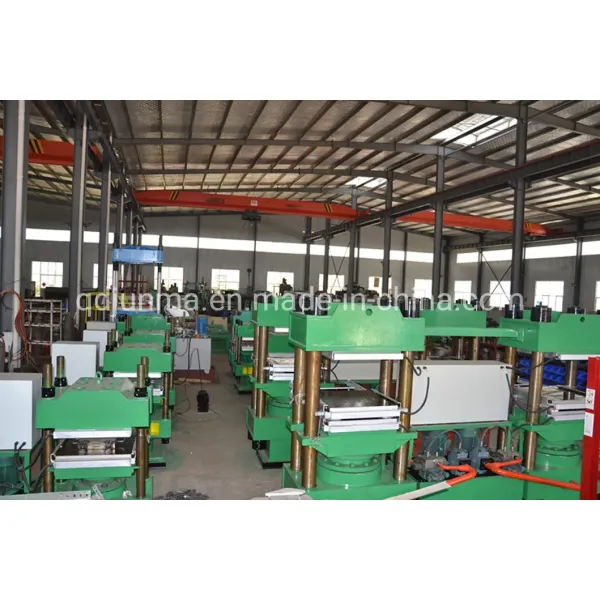 Automatic Grade 100 Ton Rubber Compression Molding Machine with 600X600 Plate Size for Car Gasket Production