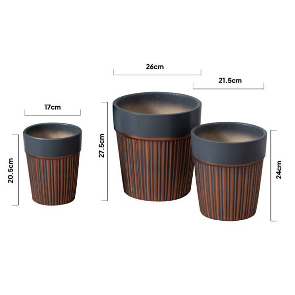 Wholesale bulk indoor outdoor hotel decoration flowerpot garden big large ceramic flower pots for plants