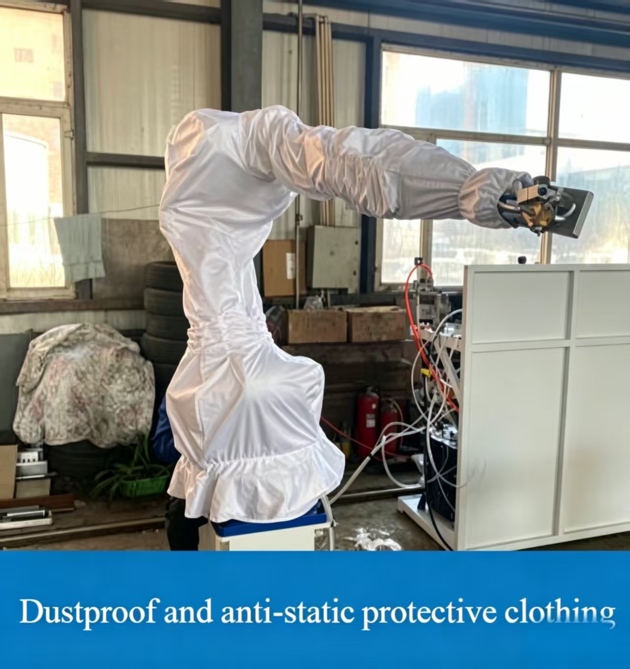 Industrial Collaborative Robot Protective Cloth for Waterproof Dustproof Heat Resistant