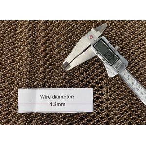 1.2mm Wire dimeter 8mm hole size HF-08 Color Aluminium Woven Chain Decoration Mesh