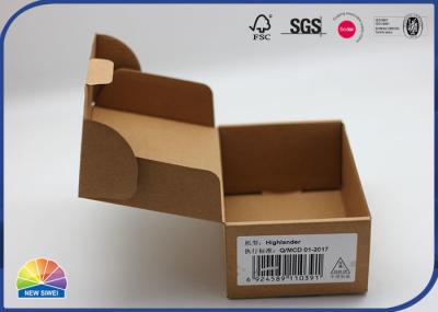 4C imprimiu Matt Varnishing Corrugated Mailer Box Logo Size feito sob encomenda