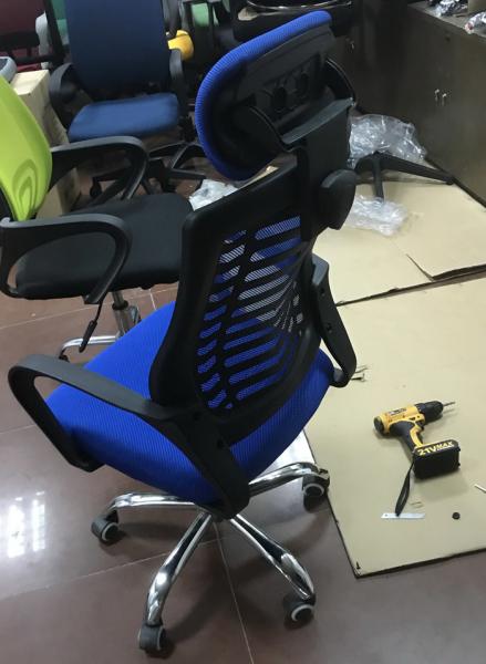 Classic Split Back Office Chair , High Back Mesh Office Chair With Headrest