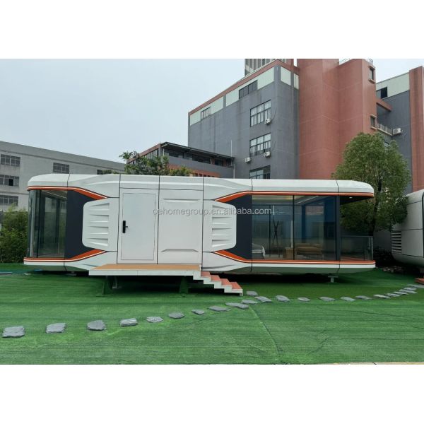 Luxury 20ft Modern Shipping Container House Small Residential Prefab Steel Structure For Hotels Villas Apartment Space