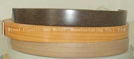 Wood grain furniture edge banding,PVC,ABS,double color,color & size can be customized.