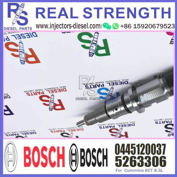 Machinery Diesel Engine Parts Common Rail Fuel Injector 5263306 3965750 4940171 0445120037 For Cummins 6CT 8.3L