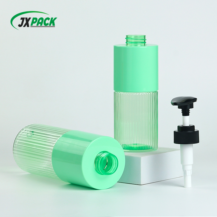 350ml & 550ml Refillable Shampoo Bottle PET Pump Bottle with 31mm Wide Neck and Detachable Pump