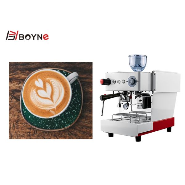 New Product Espressor Grinding Integrated Coffee Maker Machine with milk frother