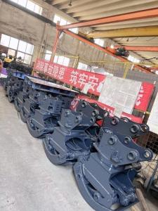 ダブル / 2 シリンダー コンパクト トラクター 抱き 抱き スタイルの 掘削機 抱き 付属器