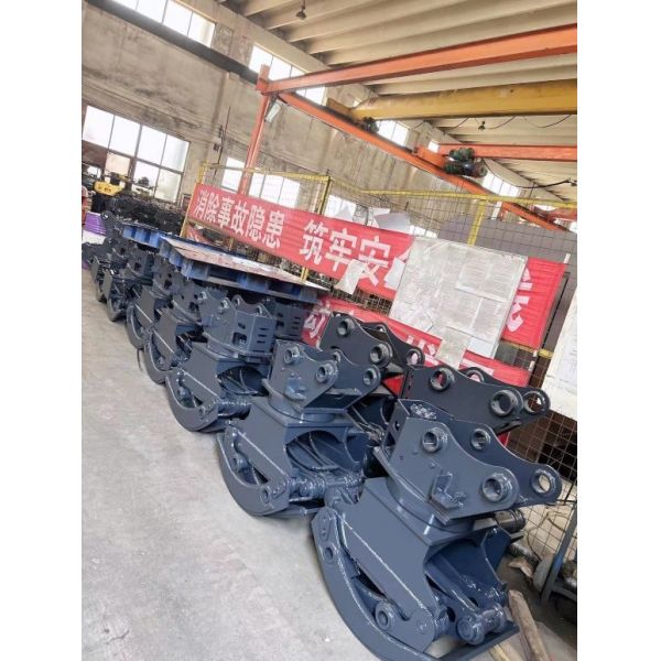 Doble / Dos cilindros Compacto Tractor agarre estilo abrazo Excavadora agarre adjunto